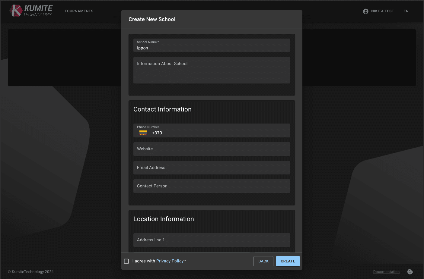 Complete School Registration