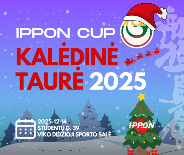 KalÄ—dinÄ— IPPON klubo taurÄ—